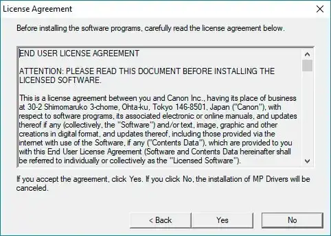 Installing the driver forCanon LBP-430 Installing the driver for Canon LBP-430