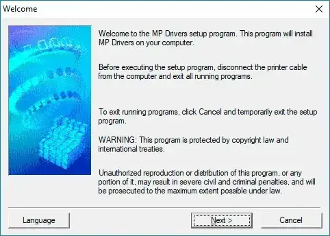 Installing the driver for Canon LBP-430 step 1 Installing the driver for Canon LBP-430 step 1