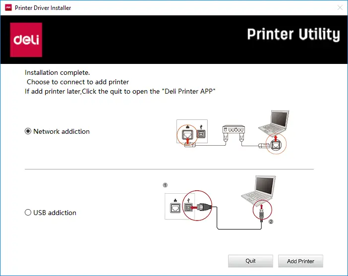 Installing the driver for Dell 1250c Color Laser Printer step 2 Installing the driver for Dell 1250c Color Laser Printer step 2