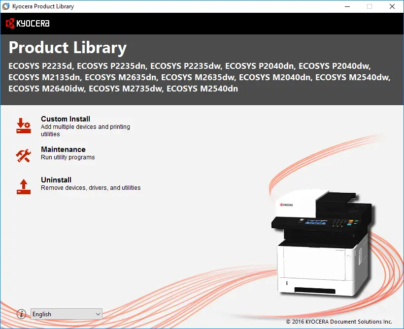 Installing the driver forKyocera ECOSYS FS-1125MFP Installing the driver for Kyocera ECOSYS FS-1125MFP