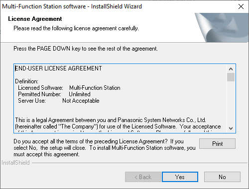 Installing the driver forPanasonic DP-1520P Installing the driver for Panasonic DP-1520P
