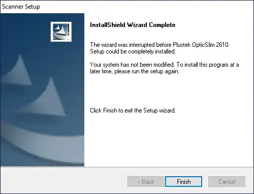 Installing the driver for Plustek 1212U step 2 Installing the driver for Plustek 1212U step 2